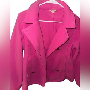 Lands end kid Jaquet size  10/12 pink